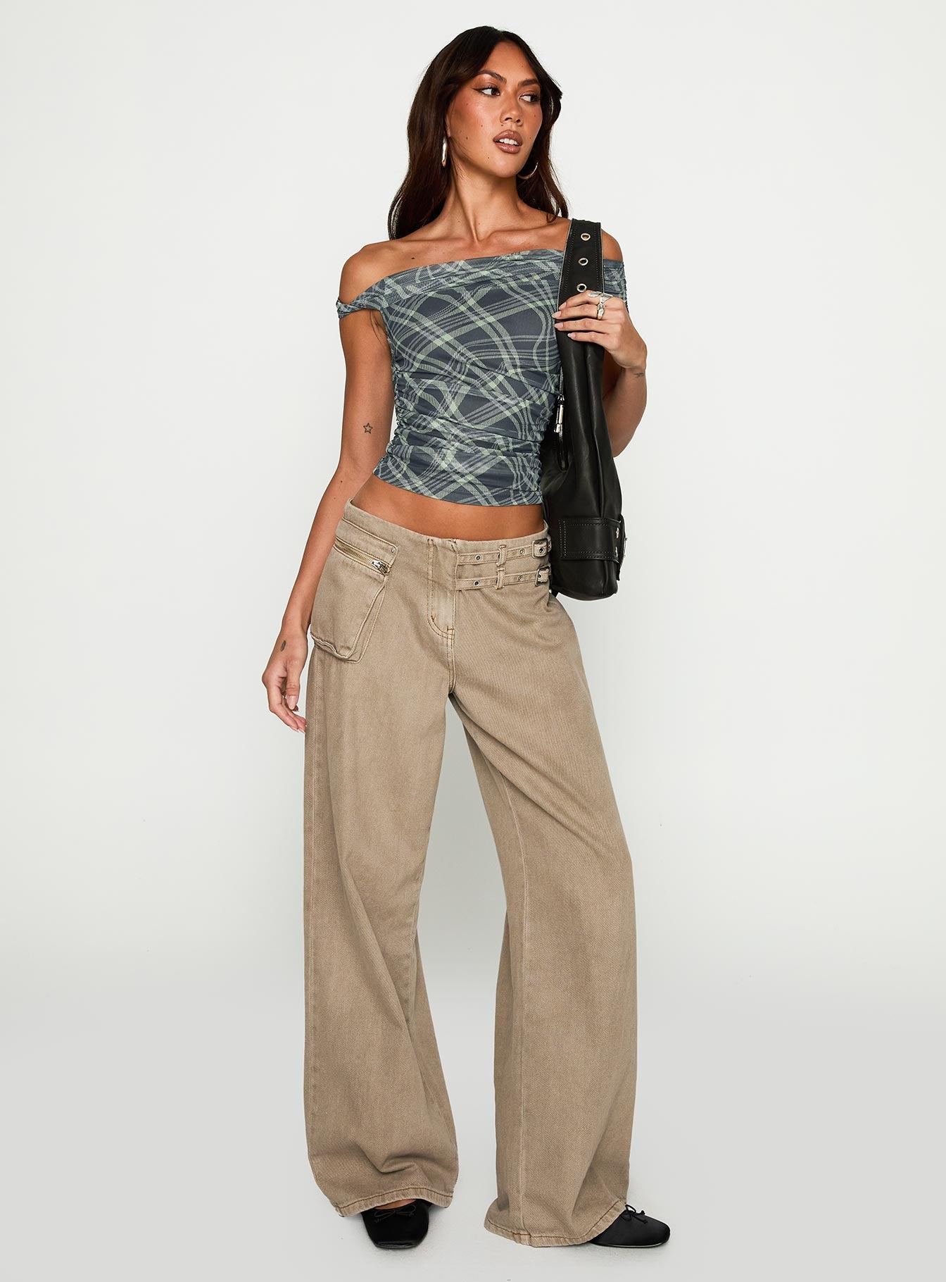 Sweet Embrace Off Shoulder Top Multi