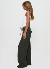 Bruiser Tie Waist Jeans Green Petite