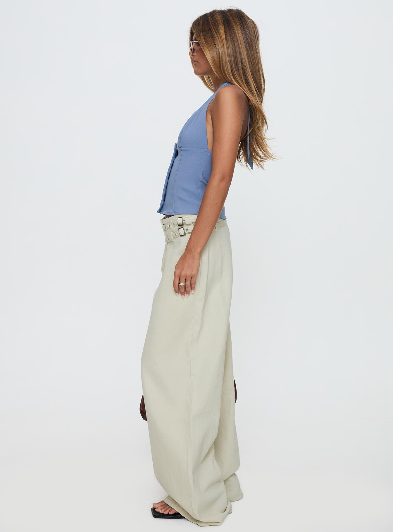 Paltrow Cargo Jeans Cream