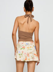 Feed The Soul Mini Skirt Floral Multi